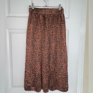 Numph Anthropologie Animal Print Skirt-size S